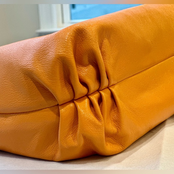 HELLA RARE COLOR Coach Leather Poppy, Metallic Shimmer NWOT - Picture 5 of 15